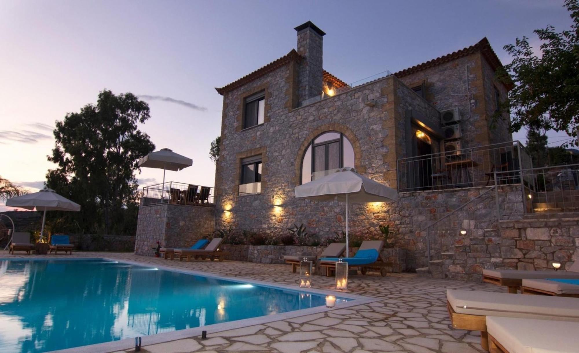 Irini Villa By Elrin Villas Mani Neokhorion  Exterior foto