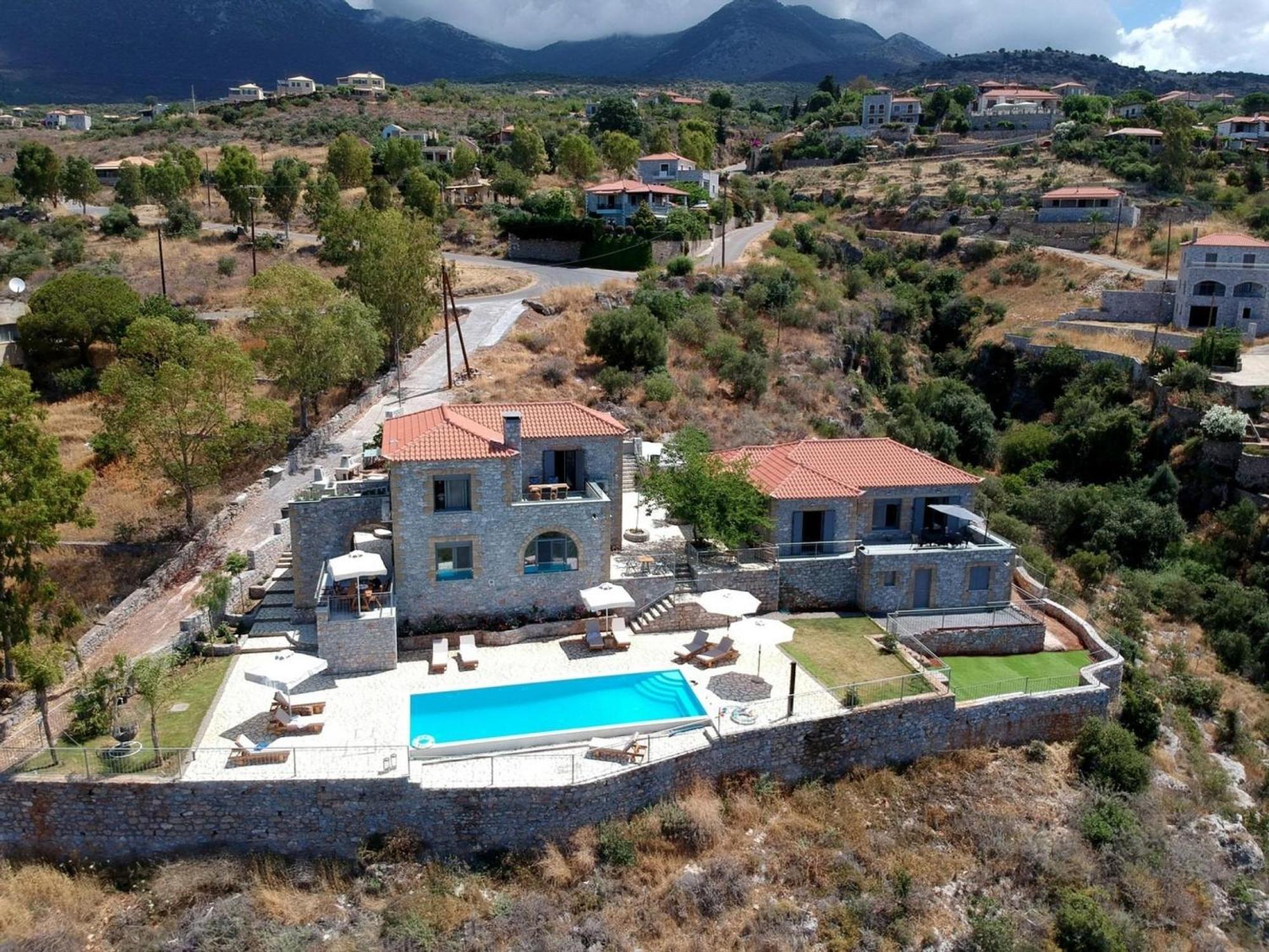 Irini Villa By Elrin Villas Mani Neokhorion  Exterior foto